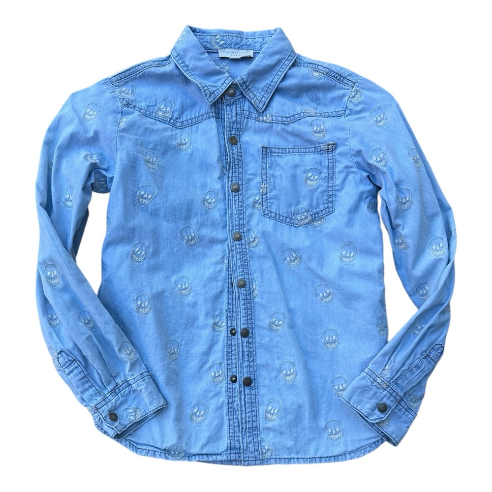 Stella McCartney Shirt Girls Sz 10 Embroidered